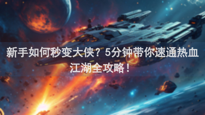 新手如何秒变大侠？5分钟带你速通热血江湖全攻略！