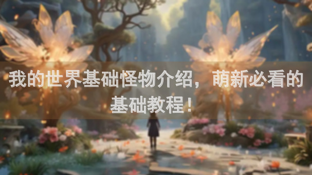 我的世界基础怪物介绍，萌新必看的基础教程！